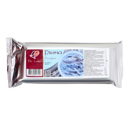 Blue clay Blue 500 g "Ray" de luxe, does not require firing-1