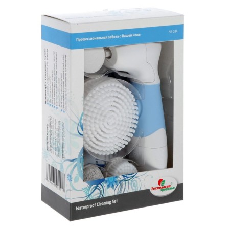 SR-03A face care device, moisture resistant, cleaning and peeling, 4 x AA, white-8