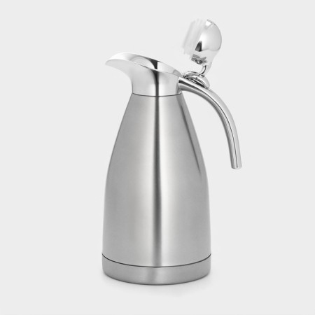 Stainless steel coffee pot, 1.5 liters, chrome color-1