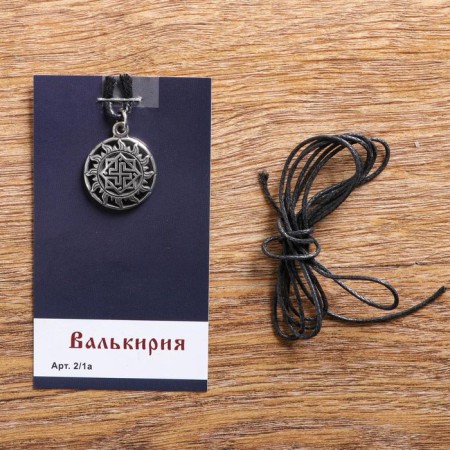 The amulet "Valkyrie", metal putter, art casting-1