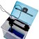 The Seastar HX-390F Aquarium includes: LED lamp 3 color, 7 modes, filter, 30 l, blue