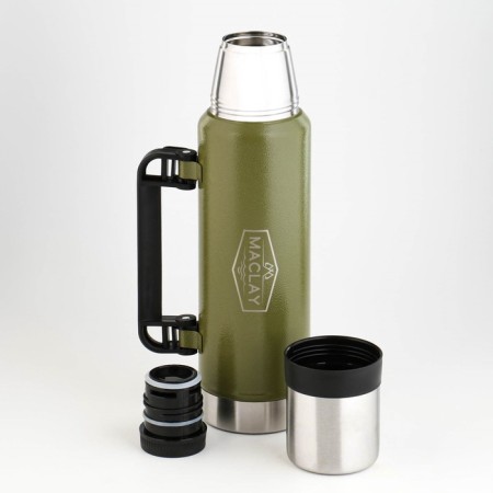 Tourist thermos "Maclay", 1.2 l, retains heat 18 hours, hammer enamel-6