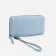 Women's wallet with lightning, blue color