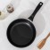 The pan “Tradition”, D = 22 cm, plastic handle, anti -stick coating, black color