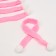 A scarf for toys knitted, set 5 pcs., Size 1 pc. - 27 × 2 cm, pink color