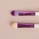 A set of makeup brushes, bilateral, with an applicator, 12.5 (+/- 1) cm, 2 pcs, color mix