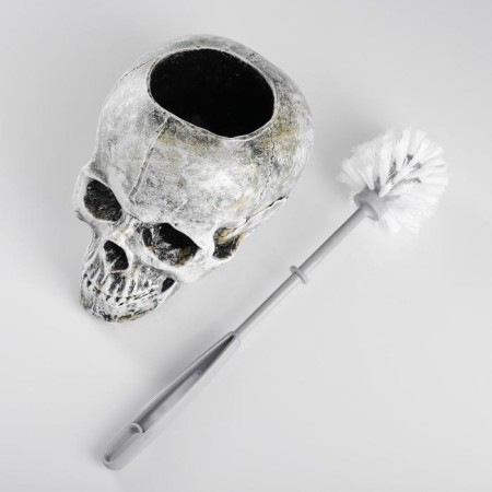 Skull stand "Skull" 16x15x22cm (Yershik Plastic)-4