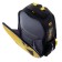 Frame backpack 38 x 29 x 15 cm, Hatber Ergonomic Light "Speed ​​and power", yellow NRK_71044