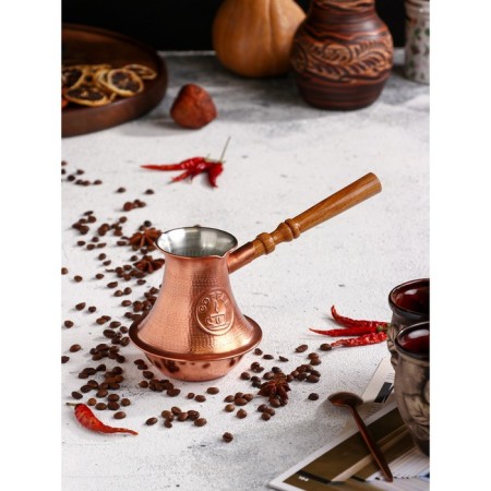 Turk for coffee "Armenian jezva", 480 ml, copper-4