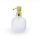 JADE liquid soap dispenser, pearly transparent color