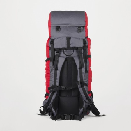 Tourist backpack, TAIF, 120 l, cord department, external pocket, 2 side pockets, color gray color-1