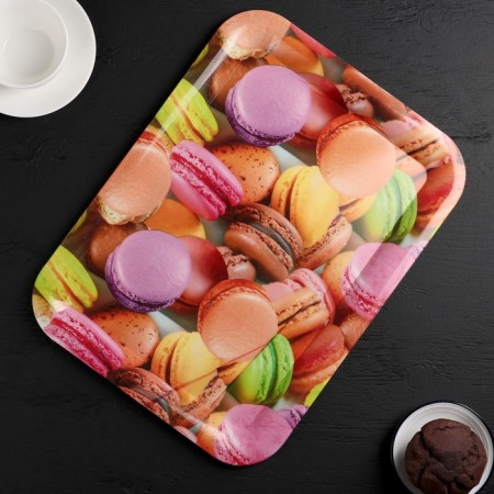 Plastic rectangular “coquetry” plastic tray, 37.5 × 28 cm, mix drawing-5