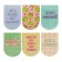 Magnetic bookmarks 6 pieces "frog"