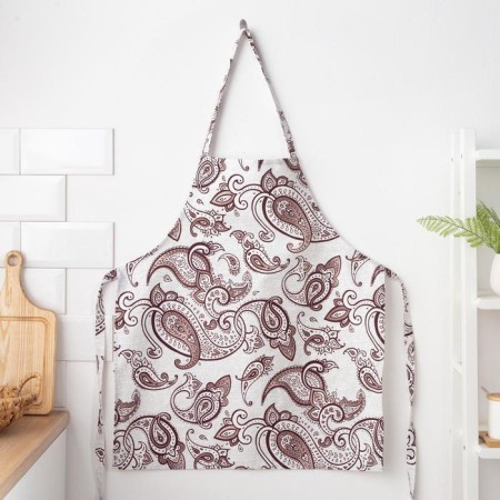 Apron "Ethel" Eastern patterns 60x65 cm, 100% cotton, sarzha 190 g/m2