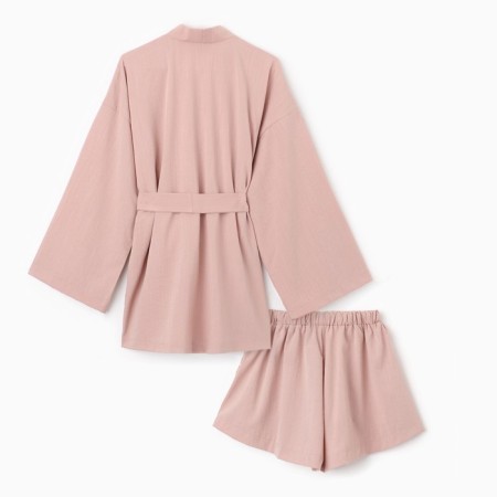 Women's costume (kimono and shorts) Mist Summer Time, powder, r.48-12