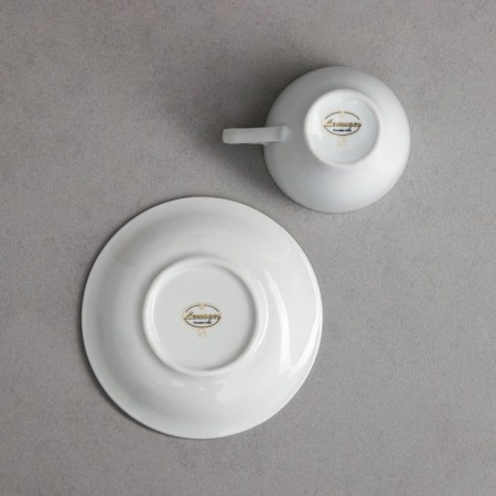 Tea set "Lemon", 12 objects, 6 cups 200 ml, porcelain, Iran-2