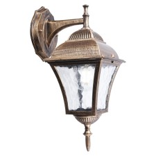 Sadovo-park lamp Feron PL612, IP44, E27, 60 W, 145x195x340 mm, color black gold