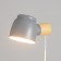 Bra "Nordi" E14 40W gray 11x10x19 cm
