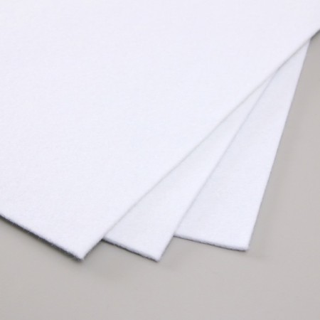 A set of soft felt "Astra" (3 pcs) white, 3 mm, 400 gr. 20x30 cm-2
