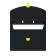 A4 Portfire folder, 700 μm, 1 compartment, calligrata, black, naon salad