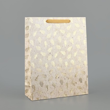 Package Gift New Year Laminated "bumps", l 31 x 40 x 11.5 cm, new year