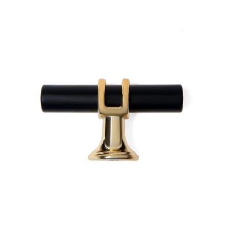 Cappio pen pen, d = 12 mm, black color with gold, 8 pcs.-4