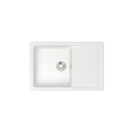 Glanz kitchen washing Andy L16g31, 740x490x210 mm, glossy, cut, white-1