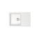 Glanz kitchen washing Andy L16g31, 740x490x210 mm, glossy, cut, white