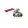 Balloon Aquasfera Euro 1020-01, 1/2 ", PN 40, internal thread, three-way, lever