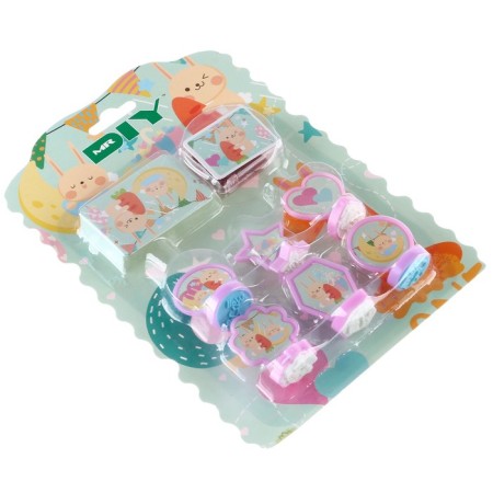 Printing color "bunny", set 6 pcs., Stamping pillow-5