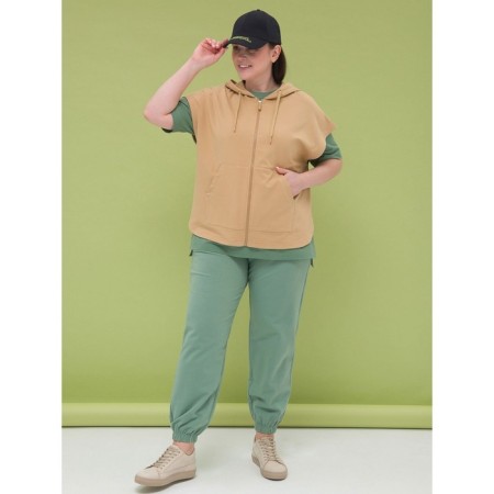 Women's sweatshirt Pelican, size 56, sandy color-5