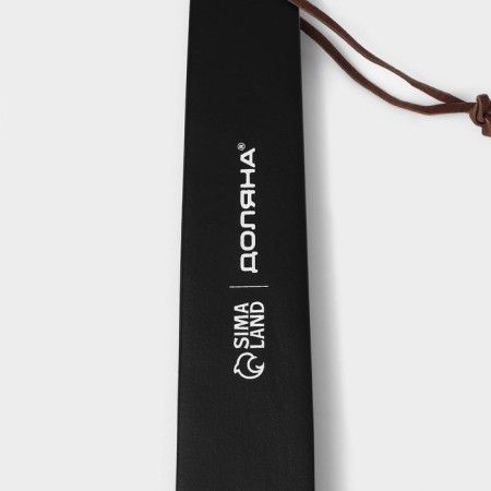 Spoon for shoes wooden shade 38 × 3.5 cm, black color-2