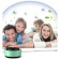 Electronic ashtray with air purifier, timer, 5 aromatables 13.2 x 7.5 cm, 2 aa