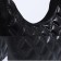 Bag-baget with a zipper, black color