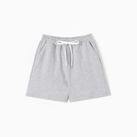Women's shorts, color gray melange, size 44