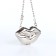 Female bag on a magnet, silver color