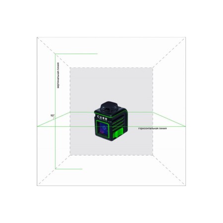 Laser Laser ADA Cube 360 ​​Green Professional Edition, up to 20 m, 2 rays, 532 nm-1