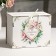 Wedding set "Piones", White, 5pcs, MDF