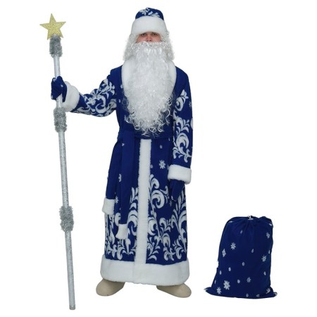 New Year! Carnival costume "Santa Claus in Blue", p. 56-58