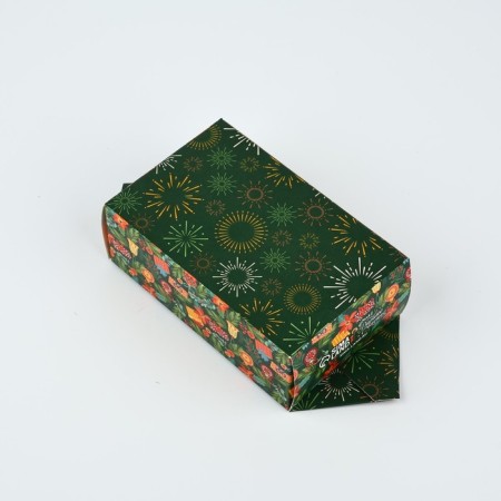 The prefabricated box - the context of the New Year tree, 9.3 x 14.6 x 5.3 cm, New Year-2