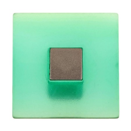 Handle button Plastic 003, plastic, green-1