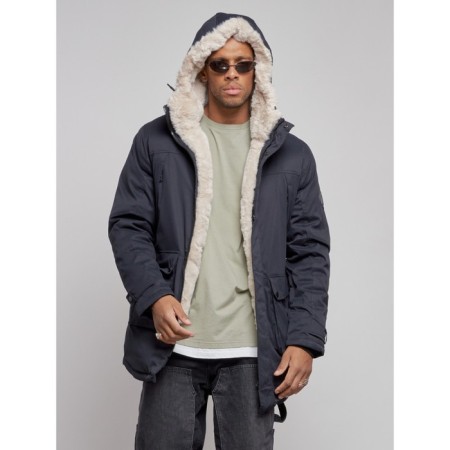 Winter male park, size 56, dark blue color-5