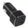 Car adapter CARLINE® 2XUSB, 3.8A Max, in a cigarette lighter 12/24V, black color