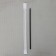 Disposable tubes for drinks, in individual packaging, straight, 21 cm, d = 5 mm, black color