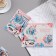 Postcard "Congratulations!" Congrev, embossing, blue flowers, 12.5x19.5 cm