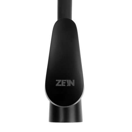 Kitchen mixer Zein Z2230, flexible silicone spout, cartridge ceramics 40 mm, black-5