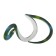 Fun "viper", rubber, 70 cm, dark green color