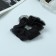 Hair elastic band "Orbit" Classic grace, 10 cm, black
