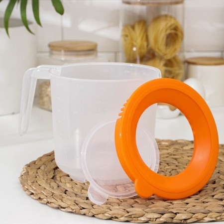 Container for a mixer, 1.5 l, color orange color-4