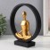 Souvenir Polystone "Zen" black with gold 19.2x5.9x21.5 cm